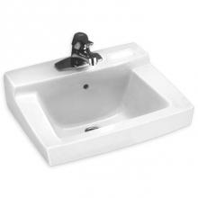 American Standard 0321975.020 - Declyn® Wall-Hung Sink Less Overflow with 4-Inch Centerset, for Concealed Arms