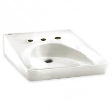 American Standard 9140013.020 - Wheelchair Wall-Hung Sink With 10-1/2-Inch Widespread