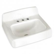 American Standard 4869001.020 - Regalyn™ Cast Iron Wall-Hung Sink With Center Hole Only