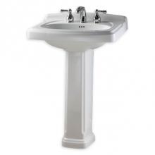 American Standard 0555801.020 - Portsmouth® 8-Inch Widespread Pedestal Sink Top and Leg Combination