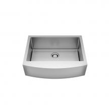 American Standard 18SB.9332200A.075 - Pekoe® 33 x 22-Inch Stainless Steel Single-Bowl Farmhouse Apron Front Kitchen Sink