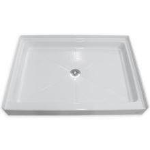 American Standard 6034ST.020 - 60 x 34-Inch Single Threshold Shower Bases With Center Drain