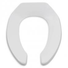 American Standard 5901100SS.020 - Commercial Heavy Duty Open Front Elongated Toilet Seat with EverClean® Surface and Self-susta