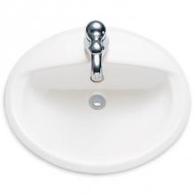 American Standard 0476037.020 - Aqualyn® Drop-In Sink With 4-Inch Centerset and Extra Right-Hand Hole
