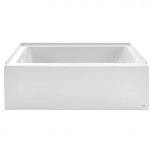 American Standard 2946202.020 - Studio® 60 x 32-Inch Integral Apron Bathtub With Left-Hand Outlet