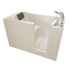 American Standard 3051.119.SRL - Acrylic Luxury Series 30 x 51 -Inch Walk-in Tub With Soaker System - Right-Hand Drain With Faucet