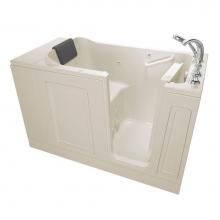 American Standard 3051.119.WRL - Acrylic Luxury Series 30 x 51 -Inch Walk-in Tub With Whirlpool System - Right-Hand Drain With Fauc