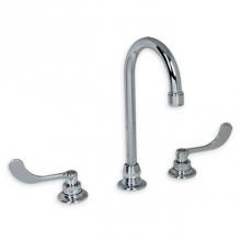 American Standard 6540170.002 - Monterrey® 8-Inch Widespread Gooseneck Faucet With Wrist Blade Handles 1.5 gpm/5.7 Lpm