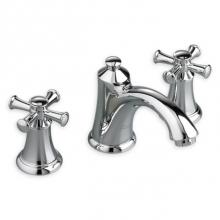 American Standard 7415821.002 - Portsmouth 8-In. Widespread 2-Handle Bathroom Faucet 1.2 GPM with Cross Handles