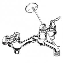 American Standard 8344012.002 - Top Brace Wall-Mount Service Sink Faucet with 6-Inch Vacuum Breaker Spout