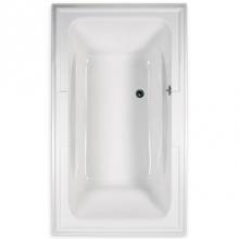 American Standard 2742448WCK2.020 - Town Square® 72 x 42-Inch Drop-In Bathtub With EcoSilent® EverClean® Combination Sp