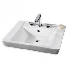 American Standard 0641008.020 - Boulevard® 8-Inch Widespread Pedestal Sink Top