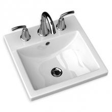 American Standard 0642001.020 - Studio Carre® Drop-In Sink With Center Hole Only