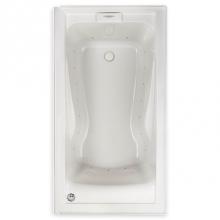 American Standard 2425V618C.020 - Evolution® 60 x 32-Inch Deep Soak® Integral Apron Bathtub Left-Hand Outlet With EverClea