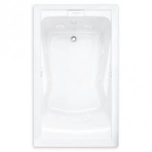 American Standard 2422V418C.020 - Evolution® 60 x 32-Inch Deep Soak® Drop-In Bathtub With EverClean® Combination Spa