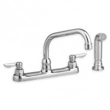 American Standard 6408171.002 - Monterrey® Top Mount Kitchen Faucet With Tubular Spout and Wrist Blade Handles 1.5 gpm/5.7 Lp
