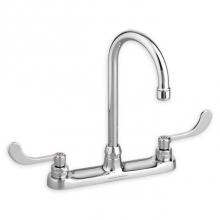 American Standard 6405170.002 - Monterrey® Top Mount Kitchen Faucet With Gooseneck Spout and Wrist Blade Handles 1.5 gpm/5.7