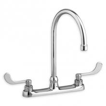 American Standard 6409171.002 - Monterrey® Top Mount Kitchen Faucet With Gooseneck Spout and Wrist Blade Handles 1.5 gpm/5.7