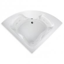 American Standard 2775018WC.020 - Cadet® Corner 60 x 60-Inch Drop-In Bathtub With EverClean® Hydromassage System