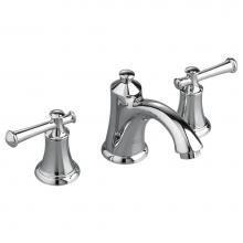 American Standard 7415801.002 - Portsmouth 8-In. Widespread 2-Handle Bathroom Faucet 1.2 GPM with Lever Handles