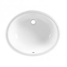American Standard 0497300.020 - Ovalyn Large Under Counter Sink With Glazed Underside
