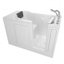 American Standard 2848.109.SRW - Gelcoat Premium Series 28 x 48-Inch Walk-in Tub With Soaker System - Right-Hand Drain With Faucet