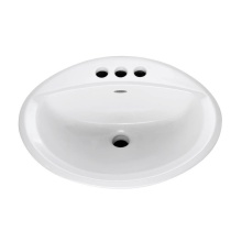 American Standard 0476028.020 - Aqualyn® Drop-In Sink With 4-Inch Centerset