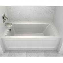 American Standard 2544102.020 - Town Square® S 60 x 32-Inch Integral Apron Bathtub With Right-Hand Outlet