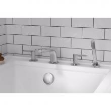 American Standard T105901.002 - Studio® S  Bathtub Faucet With Lever Handles and Personal Shower for Flash® Rough-In Val