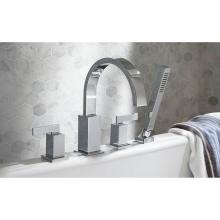 American Standard T184901.002 - Time Square® Bathtub Faucet With Lever Handles and Personal Shower for Flash® Rough-In V