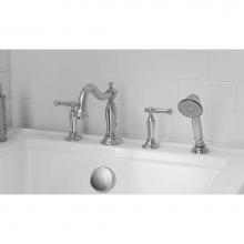 American Standard T440901.002 - Quentin® Bathtub Faucet With  Lever Handles and Personal Shower for Flash® Rough-In Valv