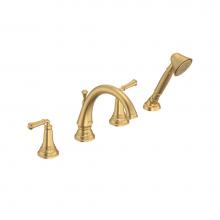 American Standard T052901.GN0 - Delancey® Bathtub Faucet With  Lever Handles and Personal Shower for Flash® Rough-In Val