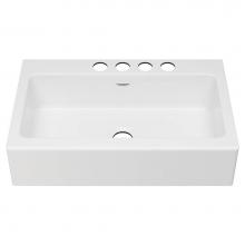 American Standard 77SB36220A.308 - Delancey® 36 x 22-Inch Cast Iron 4-Hole Undermount Single Bowl Apron Front Kitchen Sink