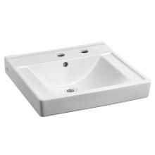 American Standard 9024011EC.020 - Decorum® Wall-Hung EverClean® Sink With Center Hole Only and Extra Right-Hand Hole