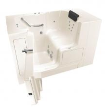 American Standard 3252OD.105.WLL-PC - Gelcoat Premium Series 32 x 52 -Inch Walk-in Tub With Whirlpool System - Left-Hand Drain