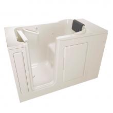 American Standard 2848.105.WLL - Gelcoat Premium Series 28 x 48-Inch Walk-in Tub With Whirlpool System - Left-Hand Drain