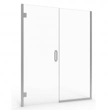 American Standard AM00812400.213 - 72-Inch Height Frameless Shower Door With Panel
