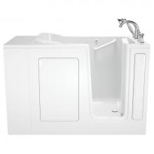 American Standard 2848.509.WRW - Gelcoat Value Series 28 x 48-Inch Walk-in Tub With Whirlpool System - Right-Hand Drain With Faucet