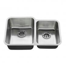 American Standard 18CR.9312000T.075 - Reliant® 31 x 20-Inch Stainless Steel Undermount Double-Bowl Kitchen Sink