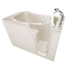 American Standard 3052.509.WRL - Gelcoat Value Series 30 x 52 -Inch Walk-in Tub With Whirlpool System - Right-Hand Drain With Fauce