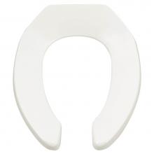 American Standard 5901110T.020 - Commercial Heavy Duty Open Front Elongated Toilet Seat Wth EverClean® Surface