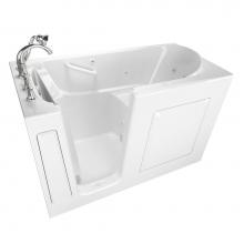 American Standard 3060.509.WLW - Gelcoat Value Series 30 x 60 -Inch Walk-in Tub With Whirlpool System - Left-Hand Drain With Faucet