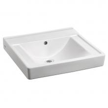 American Standard 9024000EC.020 - Decorum® Wall-Hung EverClean® Sink, No Faucet Holes