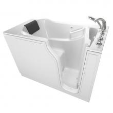 American Standard 3052.109.SRW - Gelcoat Premium Series 30 x 52 -Inch Walk-in Tub With Soaker System - Right-Hand Drain With Faucet