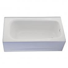 American Standard 2461002.020 - Cambridge® Americast® 60 x 32-Inch Integral Apron Bathtub With Right-Hand Outlet