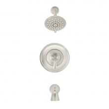 American Standard T106508.013 - Patience 1.8 GPM Tub and Shower Trim Kit with Lever Handle