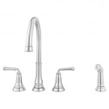 American Standard 4279701.002 - Delancey® 2-Handle Widespread Kitchen Faucet 1.5 gpm/5.7 L/min With Side Spray