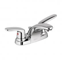 American Standard 7075205.002 - Colony® PRO 4-Inch Centerset 2-Handle Bathroom Faucet 1.2 gpm/4.5 Lpm Less Drain, With Lever