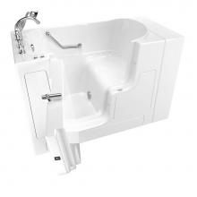 American Standard 3052OD.709.ALW-PC - Gelcoat Value Series 30 x 52 -Inch Walk-in Tub With Air Spa System - Left-Hand Drain With Faucet