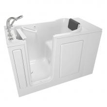 American Standard 2848.109.SLW - Gelcoat Premium Series 28 x 48-Inch Walk-in Tub With Soaker System - Left-Hand Drain With Faucet